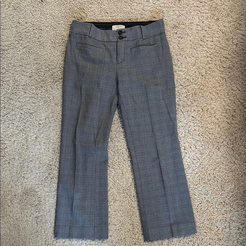 Anthropologie The Essential Flare by Anthropologie Plaid Pants - US 2
